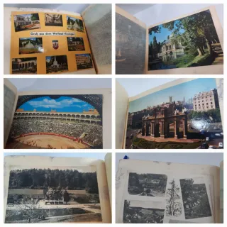 2 Álbumes Postales Años 50 y más