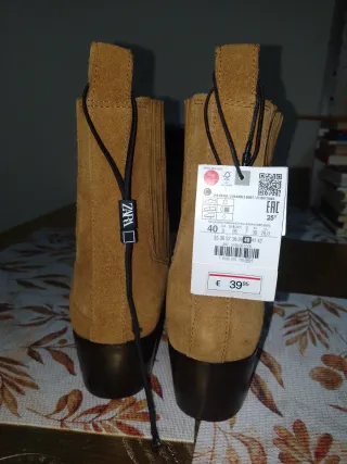 Botines Zara Mujer Talla 40 Nuevos
