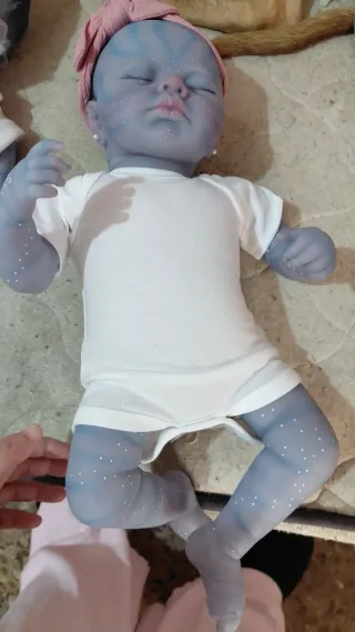 Muñeca Reborn Silicona Platino