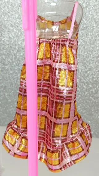 Vestido y Zapatos Barbie Originales