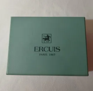 Salero y pimentero de plata Ercuis Paris 1867