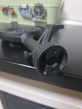 Cocina de hierro fundido 2 fuegos