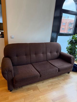 Sofá 3 plazas marrón – muy buen estado – 150 cm