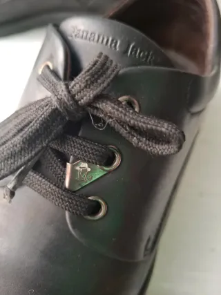 Zapatos Panama Jack de piel negros