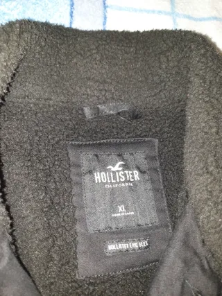 Chaqueta Hollister XL Negra
