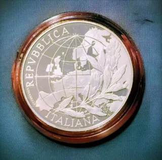 Dittico"L'Europa dei Popoli" 2003 Argento 925/1000