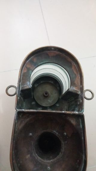 Farol náutico vintage latón