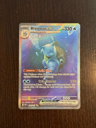 Carta Pokémon Blastoise EX 151