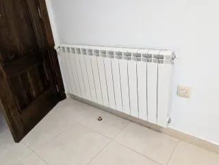 Lote 10 radiadores aluminio calefacción agua gas