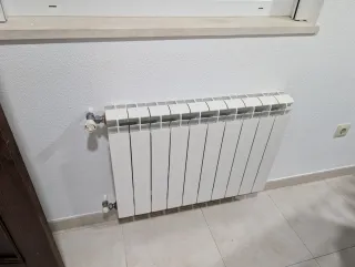 Lote 10 radiadores aluminio calefacción agua gas