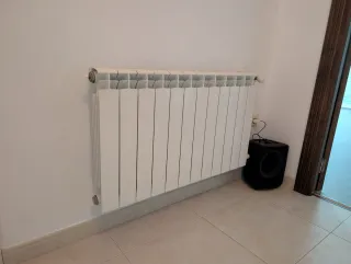 Lote 10 radiadores aluminio calefacción agua gas