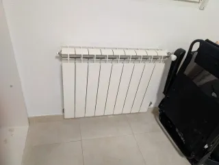 Lote 10 radiadores aluminio calefacción agua gas