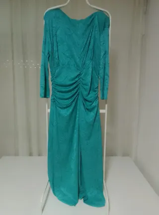 Vestido verde turquesa MARIQUITA TRASQUILA