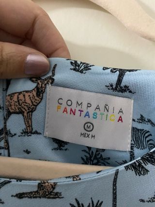 Vestido estampado animales Compañía Fantástica