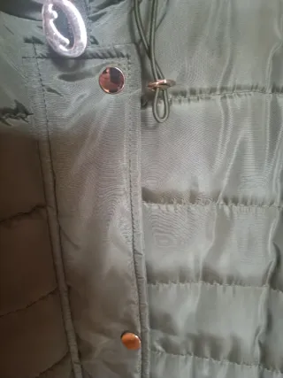 Abrigo acolchado Opción Concept verde talla 48