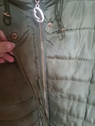 Abrigo acolchado Opción Concept verde talla 48