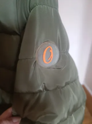 Abrigo acolchado Opción Concept verde talla 48