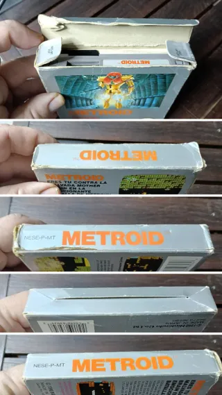 Metroid PAL Esp Nintendo NES Caja Pequeña