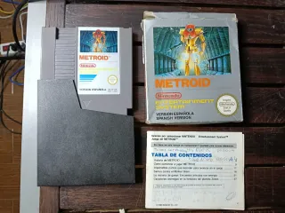 Metroid PAL Esp Nintendo NES Caja Pequeña