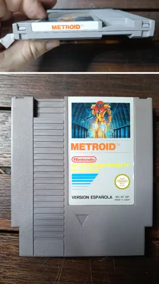 Metroid PAL Esp Nintendo NES Caja Pequeña