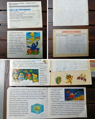 Metroid PAL Esp Nintendo NES Caja Pequeña