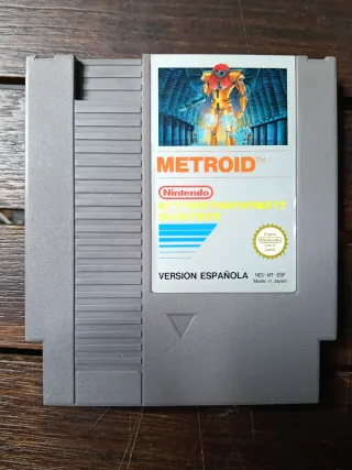 Metroid PAL Esp Nintendo NES Caja Pequeña