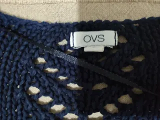 OVS Gilet in maglia traforata (taglia S)