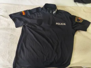 Camisa Policía Negra