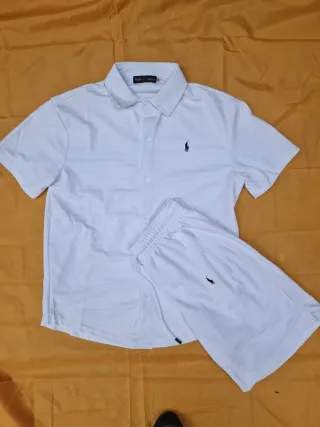 Tuta estiva Ralph Lauren bianca