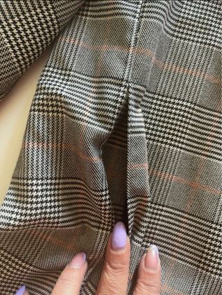 Blazer Stradivarius cuadros gris