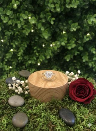 Anillo Dior CD Circonitas Oro Plata