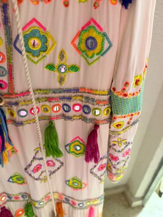 Vestido Ibicenco JOT Talla Única Multicolor