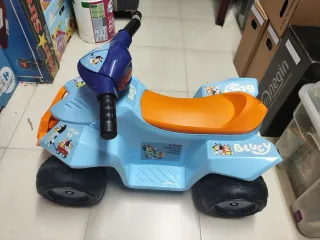 Quad infantil niños coche bluey