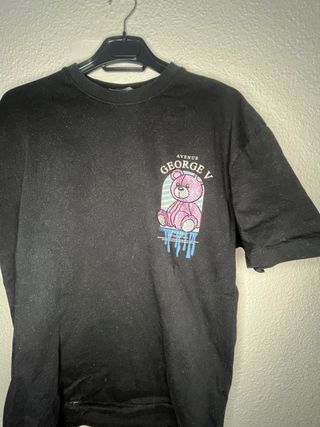 Camiseta Avenue George V Paris Oso Rosa