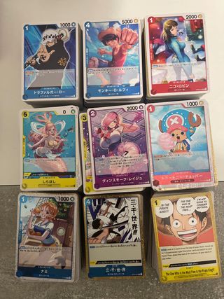 One Piece Card Game 1016 cartas prb01 japones
