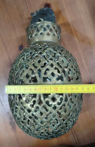 Lámpara Latón Estilo Árabe