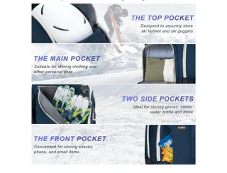 Zaino Coolfel per sci e casco