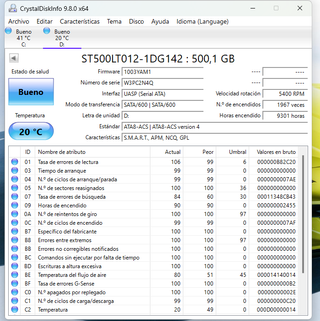 Disco Duro Seagate 2.5 500GB HDD ultradelgado