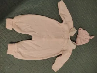 Conjunto pelele y gorrito bebé 0-3 meses