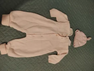 Conjunto pelele y gorrito bebé 0-3 meses