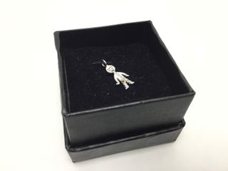 colgante oro 18k con piedra con circonita