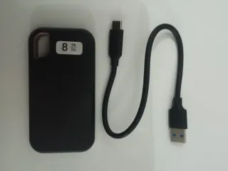 Disco Duro Externo 8TB Nuevo sin uso. Sin Marca.