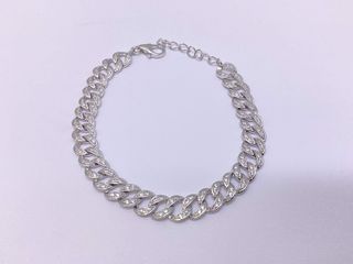 pulsera plata 925mm con piedra con circonita