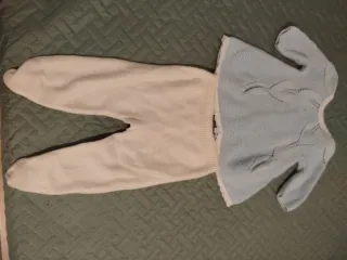 Conjunto bebé 0-3 meses: jersey y polaina