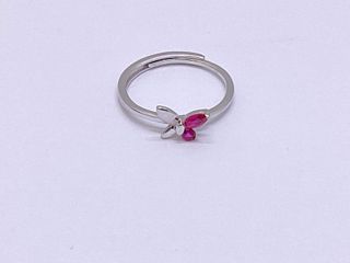 anillo plata 925mm con piedra con circonita