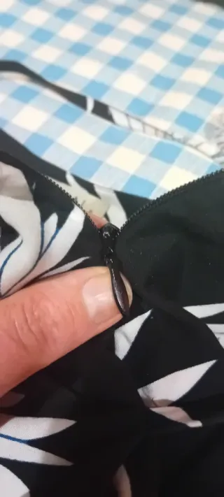 Vestido largo estampado floral.