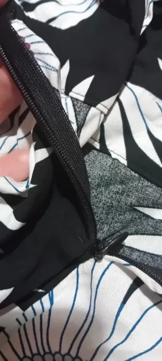 Vestido largo estampado floral.