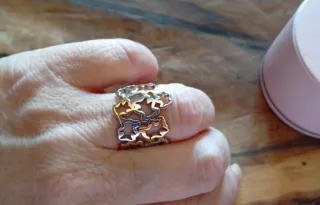 Anillo Calado Milosos Bicolor