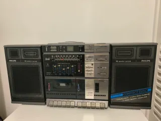 Boombox Hifi Philips Doble Deck CD