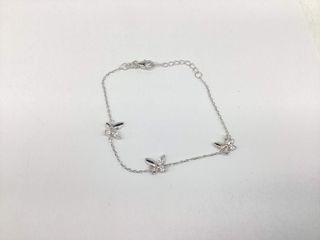 pulsera plata 925mm con piedra con circonita